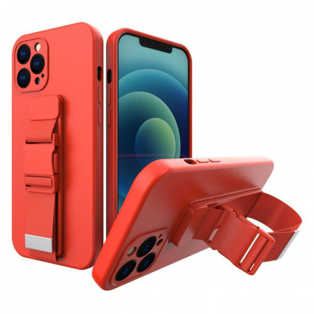 Гръб Rope с каишка - Xiaomi Poco M4 Pro 5G / Redmi Note 11s 5G / 11T 5G червен