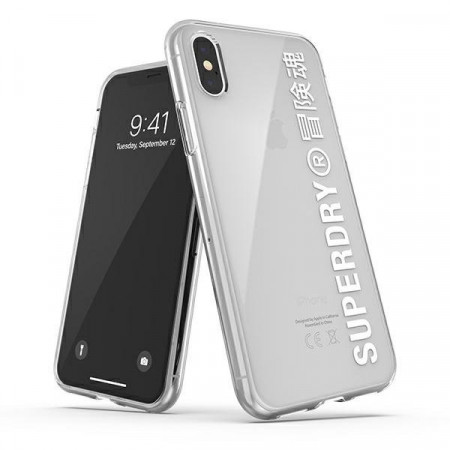 Гръб SUPERDRY Snap - iPhone X / XS бял