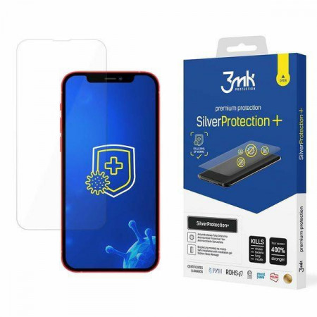 Гъвкав протектор с антимикробно покритие 3mk Silver Protection+ - iPhone 13 / 13 Pro / 14