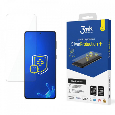 Гъвкав протектор с антимикробно покритие 3mk Silver Protection+ - Samsung Galaxy S21 Plus 5G