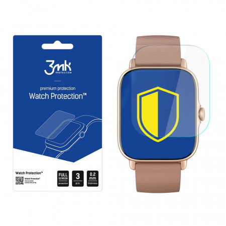 Гъвкав протектор с пълно покритие 3mk ARC - Xiaomi Amazfit GTS 3 Watch