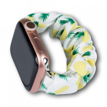 Еластична текстилна каишка за часовник - Apple Watch 45mm Series 7 / 44mm SE / 44mm Series 6 / 44mm Series 5 / 44mm Series 4 / 42mm Series 3 / 42mm Series 2 sнанасtrap bracelet bracelet with elastic pine- Appleа
