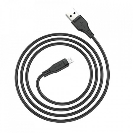 Кабел за зареждане и данни ACEFAST USB A tp Lightning 8-pin MFI 2,4A C3-02 1,2m черен