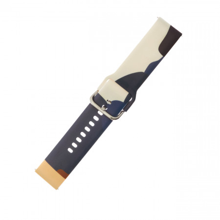Каишка за часовник Strap Moro - Samsung Galaxy Watch4 Classic 42mm wristband bracelet (13) черен камуфлаж