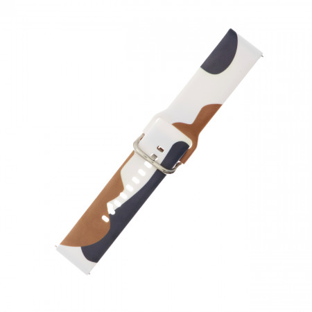 Каишка за часовник Strap Moro - Samsung Galaxy Watch4 Classic 46mm (1) черен камуфлаж