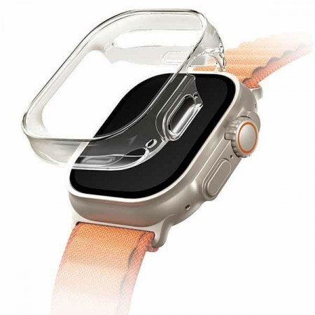 Калъф за корпус UNIQ Garde - Apple Watch Ultra 49mm / Ultra 2 49mm прозрачен / dove transparent