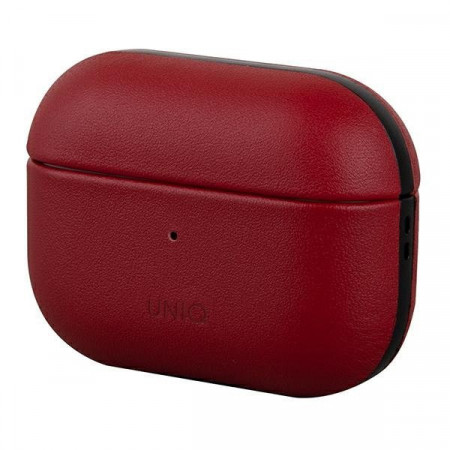 Калъф за слушалки от естествена кожа UNIQ Terra - AirPods Pro червен