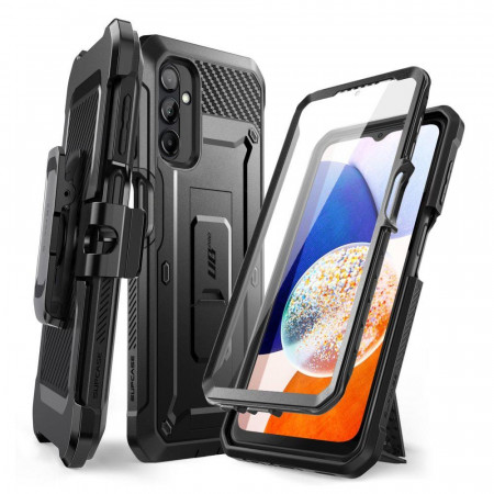 Калъф 360° със стойка и клипс SUPCASE Unicorn Beetle Pro - Samsung Galaxy A14 / A14 5G черен