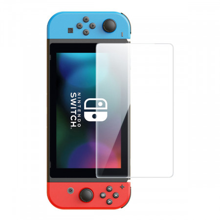 Комплект от 2 бр. Закален стъклен протектор BASEUS Crystal за Nintendo Switch 2019 + инструмент за поставяне