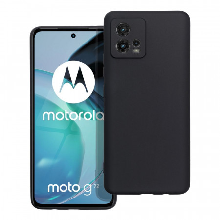 Матов силиконов гръб MATT - Motorola Moto G72 черен