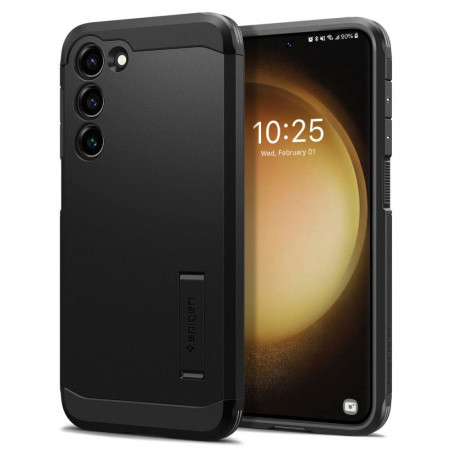 Оригинален гръб със стойка SPIGEN Tough Armor - Samsung Galaxy S23 черен
