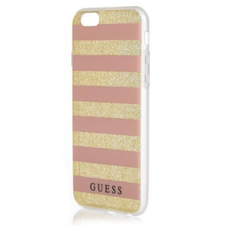 Оригинален гръб GUESS Ethnic Chic Stripes 3D GUHCP6STGPI - iPhone 6 / 6s розов