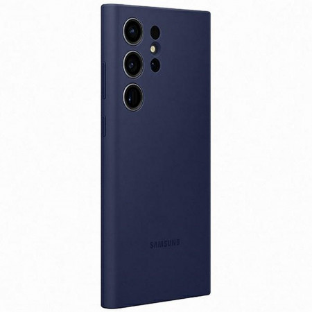 Оригинален гръб SAMSUNG Silicone (EF-PS918TNEGWW) - Samsung Galaxy S23 Ultra син