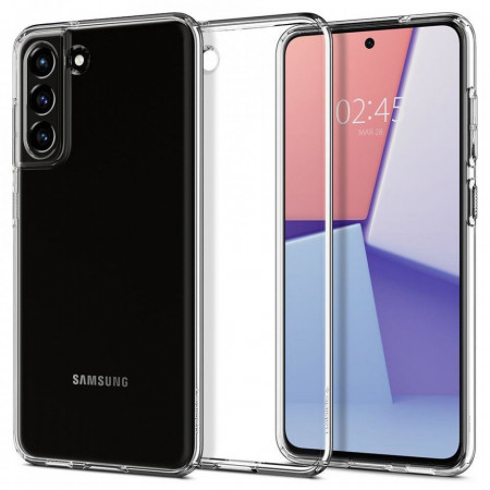 Оригинален гръб SPIGEN Liquid Crystal - Samsung Galaxy S21 FE 5G кристално прозрачен