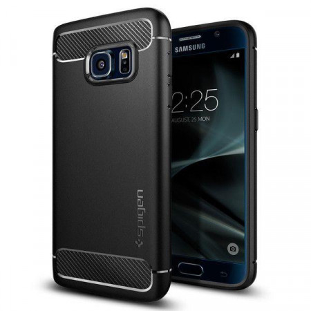 Оригинален гръб SPIGEN Rugged Armor - Samsung Galaxy S7 черен