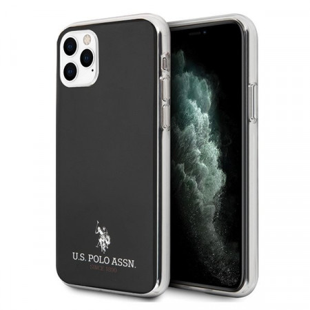 Оригинален гръб US POLO Shiny USHCN65TPUBK - iPhone 11 Pro Max черен