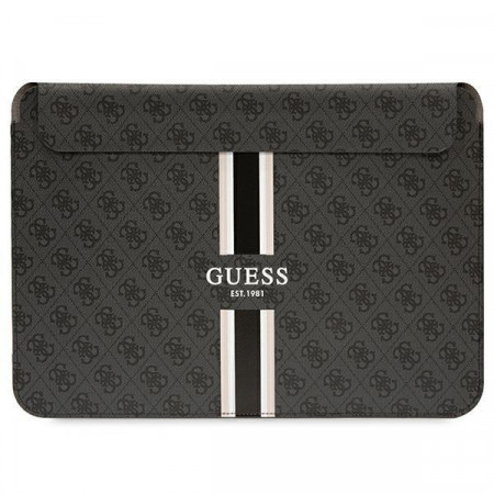 Оригинален калъф за лаптоп GUESS 4G Printed Stripes GUCS16P4RPSK 16" черен