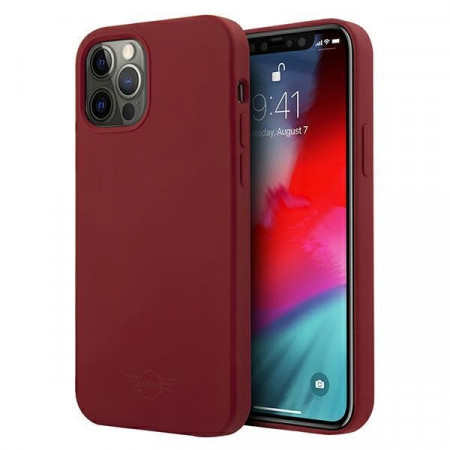 Оригинален твърд гръб mini MIHCP12LSLTRE - iPhone 12 Pro Max червен Silicone Tone On Tone