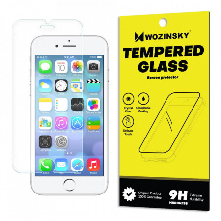 Плосък закален стъклен протектор 9H WOZINSKY - iPhone 6 / 6s / 7 / 8 / SE 2020
