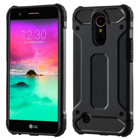 Подсилен гръб Hybrid Armor - LG K10 черен