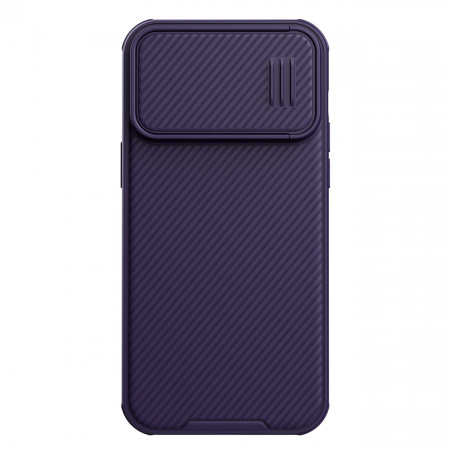 Силиконов гръб с подвижно покритие за камерата NILLKIN CamShield S - iPhone 14 Pro Max лилав