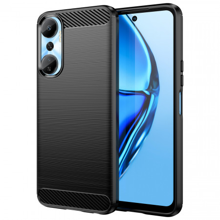 Силиконов гръб Carbon - Infinix Hot 20 черен