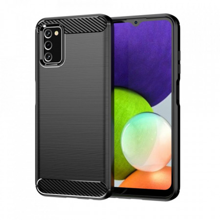 Силиконов гръб FORCELL Carbon - Samsung Galaxy A41 черен