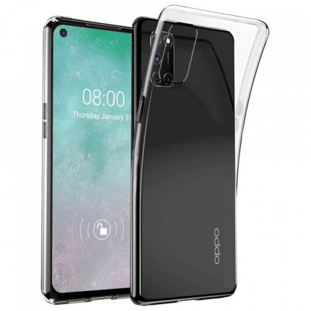 Тънък силиконов гръб 0.5mm - Oppo A54 5G / A74 5G / A93 5G прозрачен