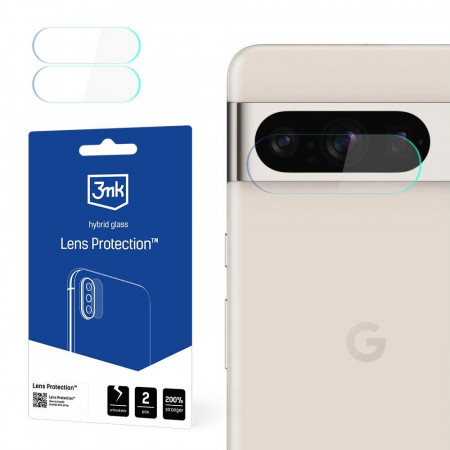 2 бр. гъвкав протектор за камера 3mk Lens Protection - Google Pixel 8 Pro