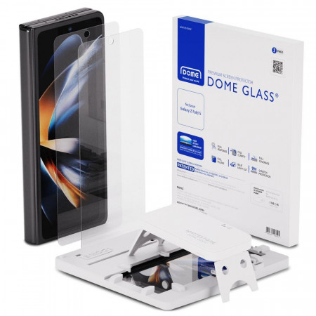 2 бр. UV стъклен протектор за външен дисплей WHITESTONE Dome - Samsung Galaxy Z Fold5 CLEAR