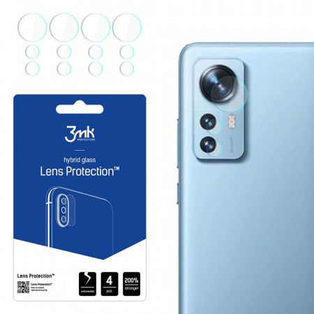 4 бр. гъвкав протектор за камера 3mk Lens Protection - Xiaomi 12 / 12X