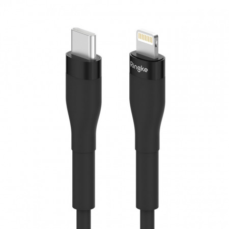 Ringke USB-C кабел - Lightning 480Mb / s 20W 1.2m черен (CB60112RS)
