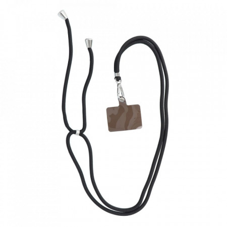 SWING pendant - the phone / with length adjustment up to 82.5 cm / on the shoulder or neck - черен