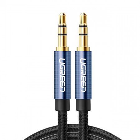 Аудио кабел UGREEN жак 3.5mm 1m син (AV112)