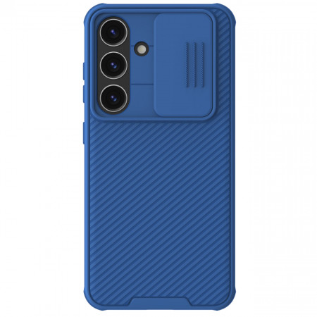 Гръб с подвижно покритие за камерата NILLKIN CamShield Pro - Samsung Galaxy S24 син