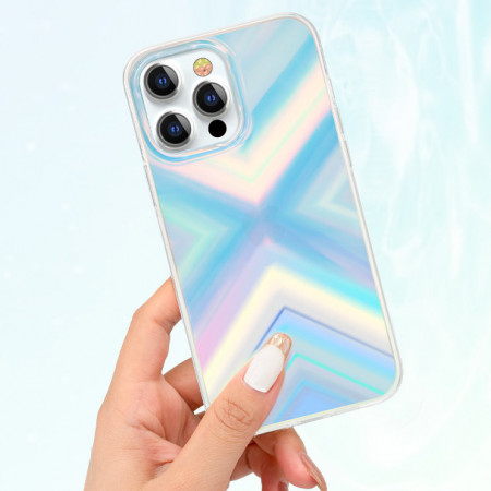 Гръб KINGXBAR Streamer - iPhone 13 Pro (триъгълник) син
