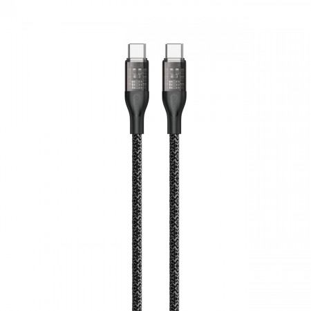 Кабел за зареждане и данни DUDAO USB Type C към USB Type C с бързо зареждане 120W 1m L22C сив