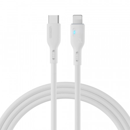 Кабел за зареждане и данни JOYROOM USB Type C към Lightning 20W 2m S-CL020A13 бял