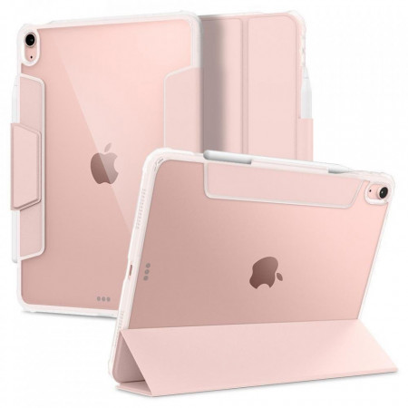 Калъф тип книга с място за стилус и подсилени ръбове SPIGEN Ultra Hybrid Pro - iPad Air 10.9" (4th gen 2020) / (5th gen 2022) розово злато