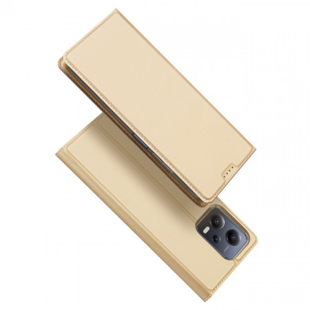 Калъф тип книга DUX DUCIS Skin Pro - Xiaomi Poco X5 / Redmi Note 12 5G Gold