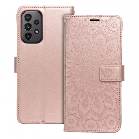 Калъф тип книга FORCELL Mezzo - Samsung Galaxy A23 / A23 5G (мандала) розово злато