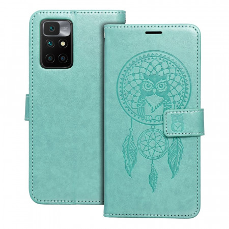 Калъф тип книга FORCELL Mezzo - Xiaomi Redmi 10 / 10 2022 / Note 11 4G (талисман) зелен