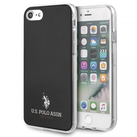 Оригинален гръб US POLO Gradient Pattern Collection USHCI8TPUBK - iPhone 7 / 8 / SE 2020 / SE 2022 черен