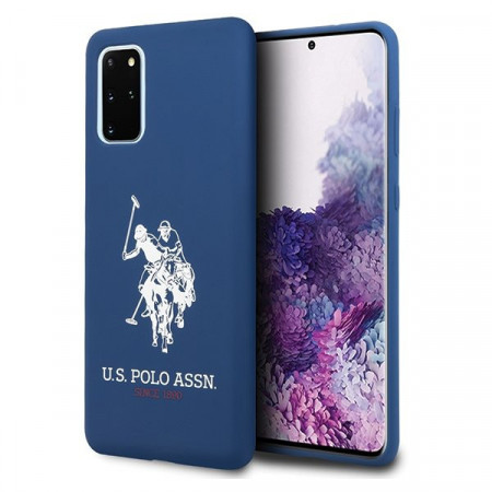 Оригинален гръб US POLO Silicone USHCS67SLHRNV - Samsung Galaxy S20+ / S20+ 5G тъмносив