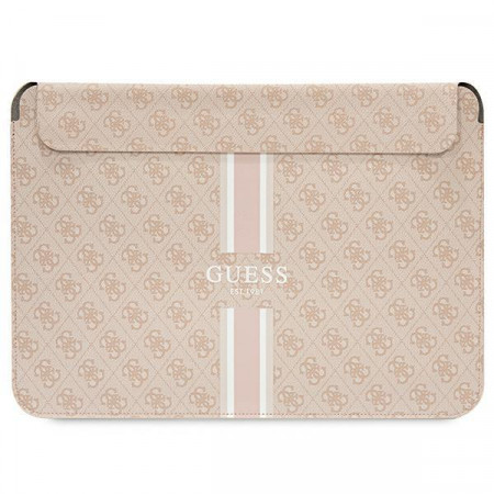 Оригинален калъф за лаптоп GUESS 4G Printed Stripes GUCS16P4RPSP 16" розов