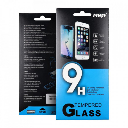 Плосък закален стъклен протектор 9H - iPhone 12 / 12 Pro