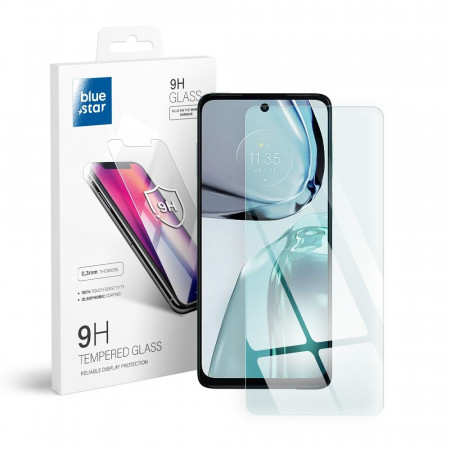 Плосък закален стъклен протектор Blue Star - Motorola G62 5G