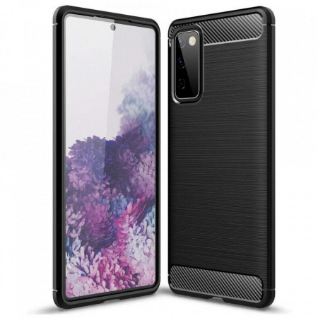 Силиконов гръб FORCELL Carbon - Samsung Galaxy S20 FE / SE 20 FE 5G черен
