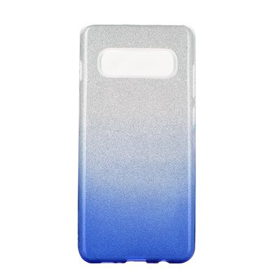 Силиконов гръб FORCELL Shining - Samsung Galaxy S20+ / S20+ 5G сребрист / син
