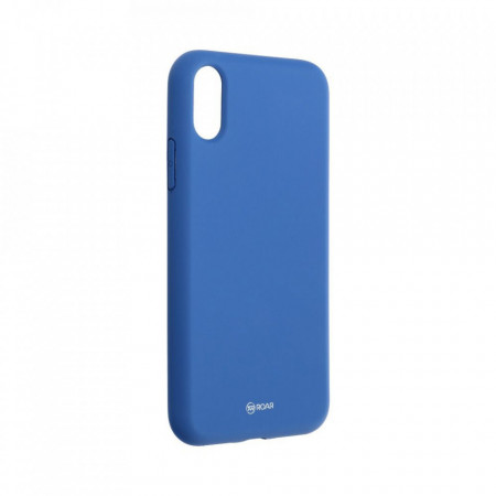 Силиконов гръб Roar Colorful Jelly - iPhone X / XS тъмносин